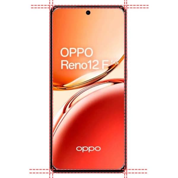 Härdat Glas - Phonillico® - Oppo Reno 12 F 5G - Pack om 2 - Skärmskydd - Repåterståndig