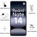 Miniatyrbild 3 av 5: Härdat glas - Phonillico® - Paket 2 - Kompatibel med Xiaomi Redmi Note 14 - Represistent - Transparent