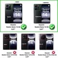 Miniatyrbild 2 av 5: Härdat glas - Phonillico® - Paket 2 - Kompatibel med Xiaomi Redmi Note 14 - Represistent - Transparent