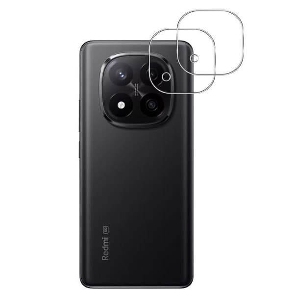 Skyddskamera för Xiaomi Redmi Note 14 PRO PLUS 5G [Pack om 2] Härdat Glas Bakre Kamera Film Skydd Phonillico®