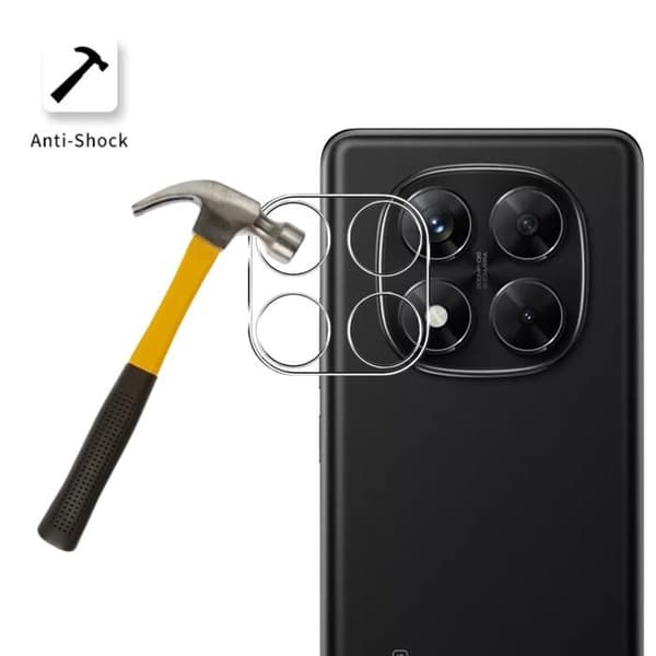 Härdat Glas för Xiaomi Redmi Note 14 PRO 5G och Kameraskydd [Pack 2] Film Glas Skydd Phonillico®