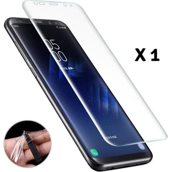Filmhållare Samsung Galaxy S8 - Ultra tålig böjd plastskyddsskärm, repbeständig, ultratunn [Phonillico®]