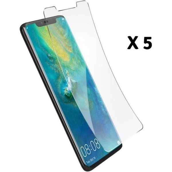 Film Huawei MATE 20 PRO [Lot 5] Skyddande Skärm i Riptålig Plast Ultra Tunn [Phonillico®]