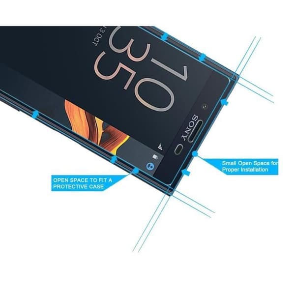 Verre Tempered Sony Xperia X COMPACT - [Pack 2] Film Glas Skyddsskärm Ultra Motståndskraftig [Phonillico®]