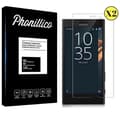 Miniatyrbild 1 av 3: Verre Tempered Sony Xperia X COMPACT - [Pack 2] Film Glas Skyddsskärm Ultra Motståndskraftig [Phonillico®]