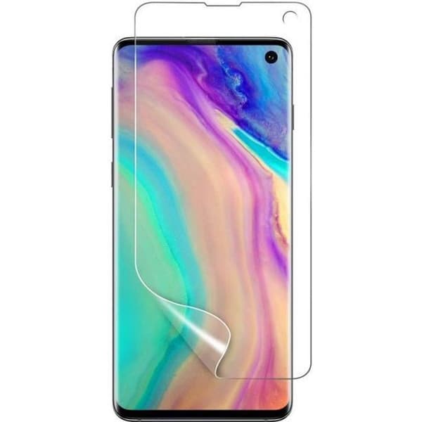 Filmskydd Plastisk Samsung Galaxy S10 - Helintegrerad Rundad Plastskärmsskydd [Phonillico®]