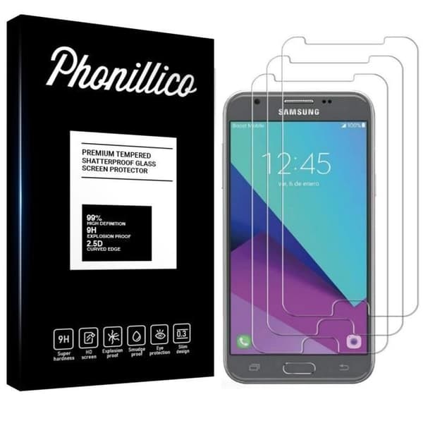 Härdat Glas för Samsung Galaxy J3 2017 J330 - [Pack 3] Skärmskydd Film Ultra Resistens [Phonillico®]