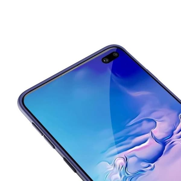 Film Protecteur - Phonillico® - Samsung Galaxy S10 PLUS - 3 Filmer - Motståndskraftig mot repor - Svart kant