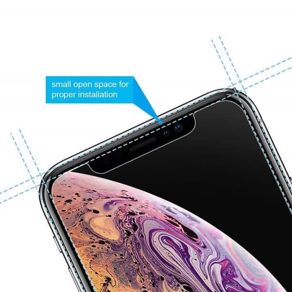 Verkantal Verre Trempe [Kompatibel med Apple iPhone XS MAX] [Pack 3] Ultra Resistenta Skärmskydd i Glas [Phonillico®]