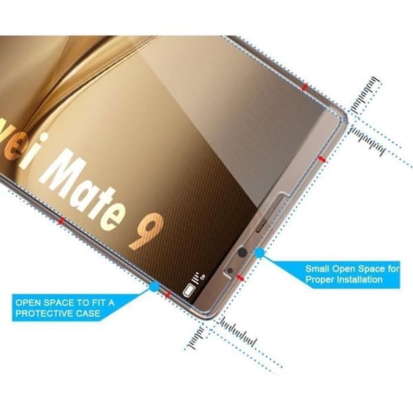 Film Vitre Skyddsskärm - Phonillico® - Huawei MATE 9 - Paketering av 3 - Härdat glas - Ripskyddande