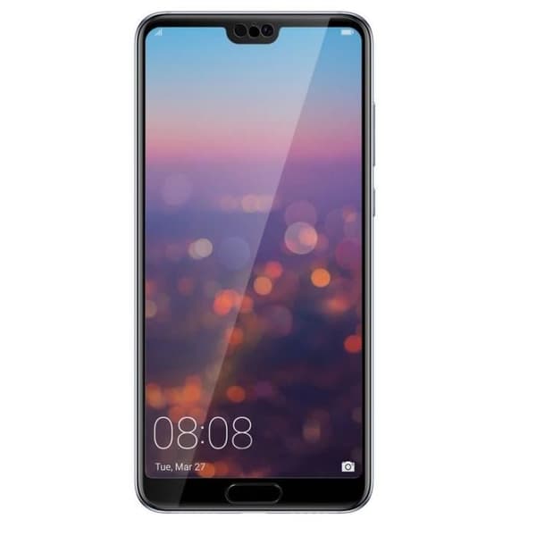 Härdat Glas - Phonillico® - Huawei P20 PRO - Svart Kant - Ultra Hållbar - Skärm Skydd