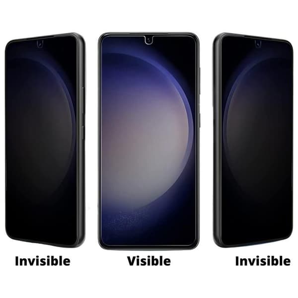 Härdat Glas - Phonillico® - Samsung Galaxy S25 - Paket med 4 - Anti Spion - Rep resistant