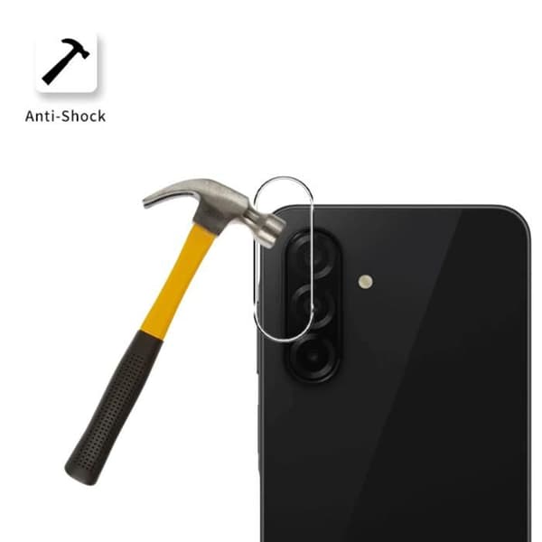 Skyddskamera - Phonillico® - Samsung Galaxy A26 5G - Paket med 2 - Härdat glas - Transparent