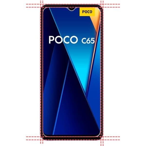 Härdat glas för Xiaomi Poco C65 [Pack 2] Skyddsfilm för skärm Phonillico®