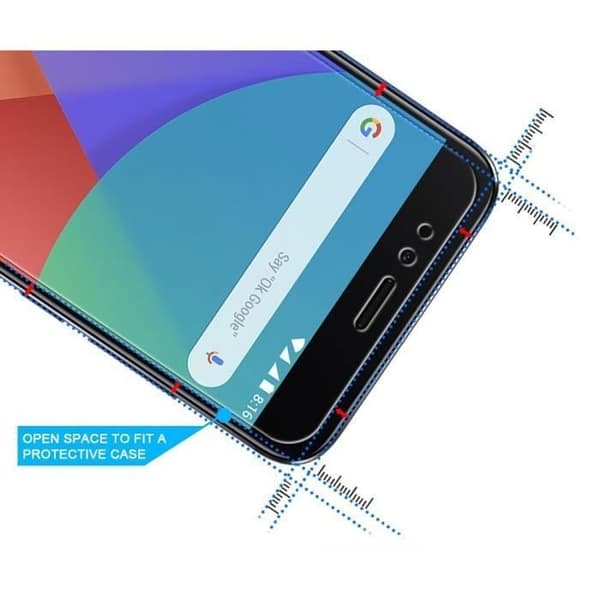 Film för skärmskydd - Phonillico® - Xiaomi MI A1 - Pack med 2 - Härdat glas - Ridsäkert