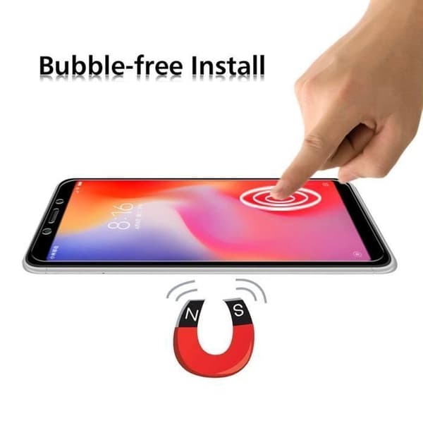Film Vitre Skydd Skärm - Phonillico® - Xiaomi REDMI 6A - Pack om 2 - Härdat Glas - Represistent