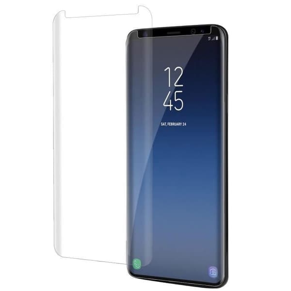 Skyddande film - Phonillico® - Samsung Galaxy S9 - Härdat glas - Ultra hållbart - Transparent