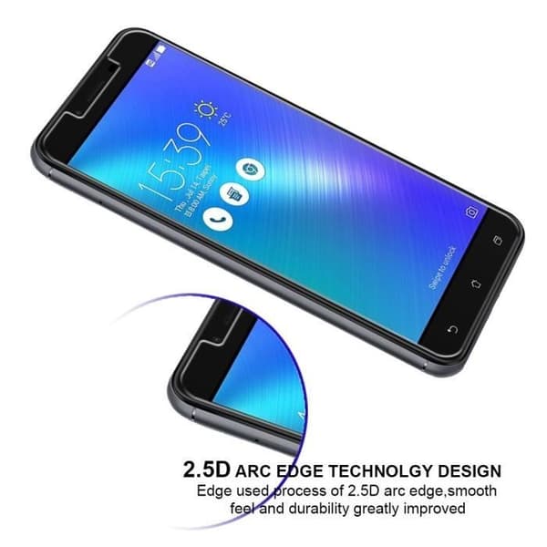 Verre Härdat ASUS ZENFONE 3 MAX PLUS ZC553KL 5,5" - Film Skyddsglas Ultra Motståndskraftig Skyddare Phonillico®