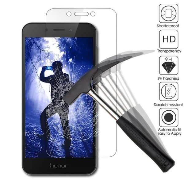 Skyddande Film - Phonillico® - HUAWEI HONOR 6A - Härdat Glas - Repstålig - Transparent