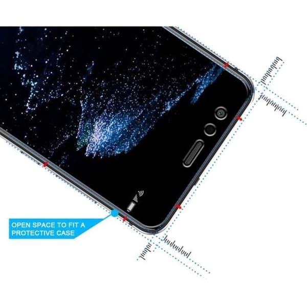 Skärmskydd - Phonillico® - Huawei P10 LITE - Pack med 2 - Ultrarobust - Repellerande