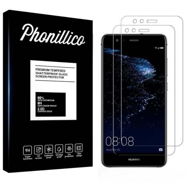 Skärmskydd - Phonillico® - Huawei P10 LITE - Pack med 2 - Ultrarobust - Repellerande