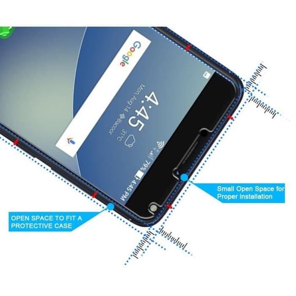 Filmt glas skydd för skärm - Phonillico® - ASUS ZENFONE 4 MAX PRO - Härdat glas - 5,5" - Repbeständig