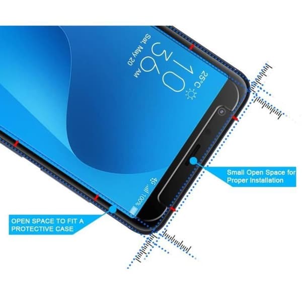 Skyddande film för skärm - Phonillico® - ASUS ZENFONE MAX PLUS M1 - Härdat glas - Ultra hållbar - 5,7"