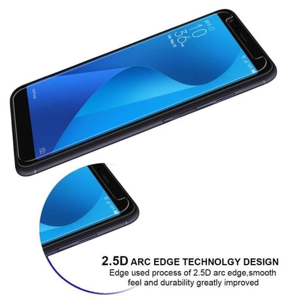 Skyddande film för skärm - Phonillico® - ASUS ZENFONE MAX PLUS M1 - Härdat glas - Ultra hållbar - 5,7"