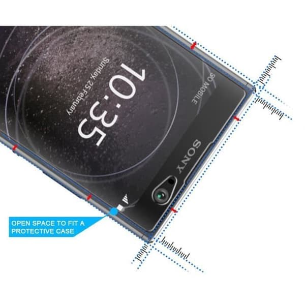 Film Vitre Skyddsskärm - Phonillico® - Sony Xperia XA2 - Paket med 2 - Härdat Glas - Repfria