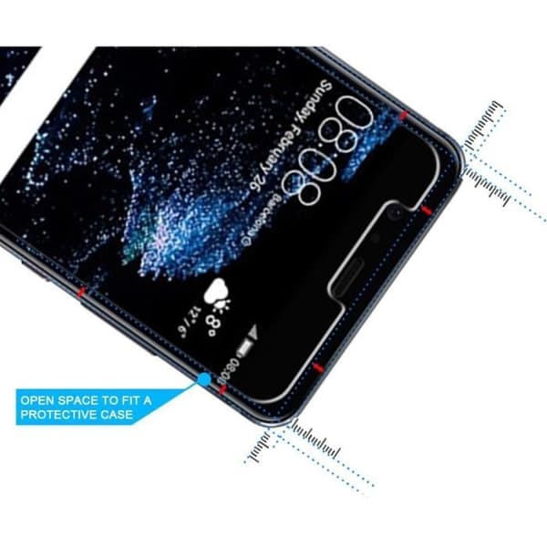 Skärmskydd - Phonillico® - Huawei P10 - Paket med 2 - Härdat glas - Repbeständig