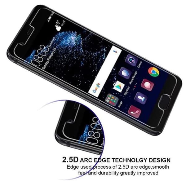 Skärmskydd - Phonillico® - Huawei P10 - Paket med 2 - Härdat glas - Repbeständig