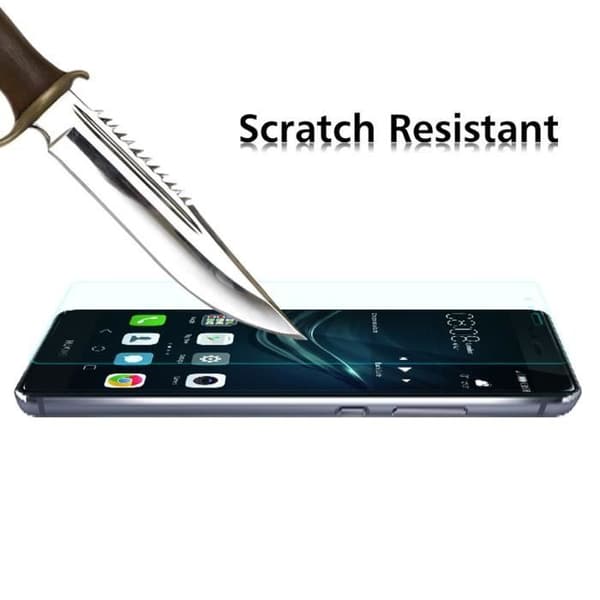 Skärmskyddsfilm - Phonillico® - Huawei P9 - Paket med 2 - Härdat glas - Rep-resistant