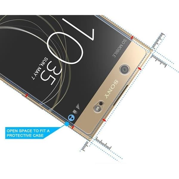 Skyddande film - Phonillico® - SONY XPERIA XA1 ULTRA - Härdat glas - Repbeständig - Transparent