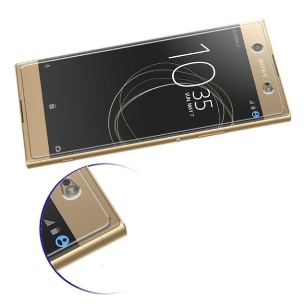 Skyddande film - Phonillico® - SONY XPERIA XA1 ULTRA - Härdat glas - Repbeständig - Transparent