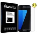Miniatyrbild 1 av 4: Härdat Glas för Samsung Galaxy S7 - [Pack 2] Skyddande Skärmskydd Ultra Hållbart [Phonillico®]