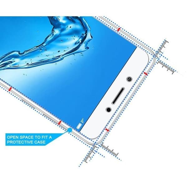 Skärmskydd - Phonillico® - HUAWEI HONOR 6C - Härdat glas - Repfria - Transparent