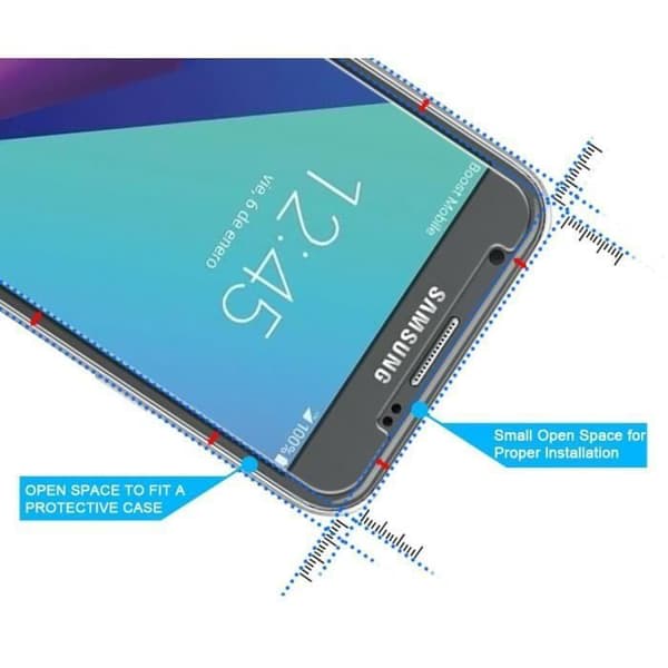 Härdat glas för Samsung Galaxy J3 2017 J330 - [Pack 2] Ultra Motståndskraftigt Skärmskydd [Phonillico®]