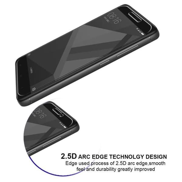Filmbeskydd för Skärm - Phonillico® - Xiaomi REDMI 4X - Pack av 2 - Härdat Glas - Represistent