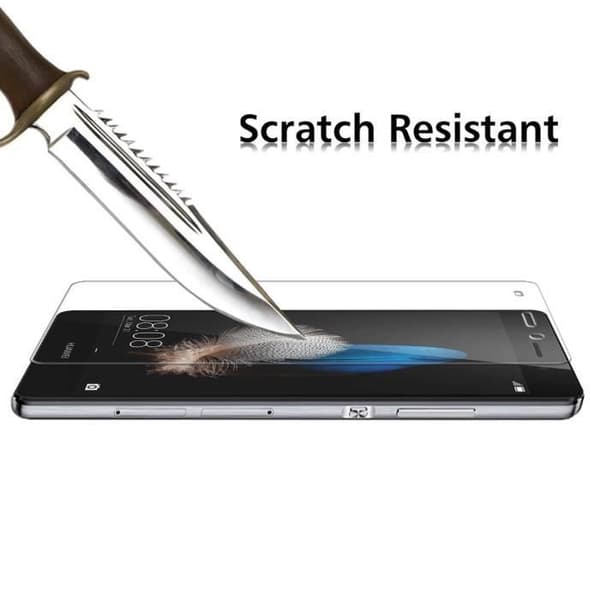 Filmgaller för skärmskydd - Phonillico® - Huawei P8 LITE - Paket med 2 - Härdat glas - Repbeständig