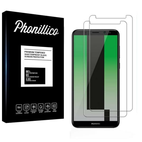 Verre Härdat Huawei MATE 10 LITE - [Pack 2] Skärmskydd i Ultrahårt Glas [Phonillico®]
