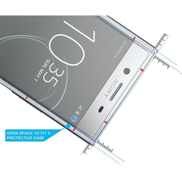 Skärmskyddsfilm - Phonillico® - Sony Xperia XZ PREMIUM - Pack om 2 - Ultra hållbar - Repbeständig