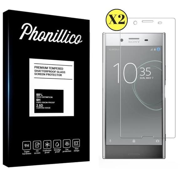 Skärmskyddsfilm - Phonillico® - Sony Xperia XZ PREMIUM - Pack om 2 - Ultra hållbar - Repbeständig
