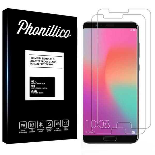 Film för skärmskydd - Phonillico® - Huawei HONOR VIEW 10 - Pack om 2 - Ultra hållbar - Repfria