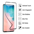 Miniatyrbild 2 av 4: Film Protection - Phonillico® - Samsung Galaxy S10 - 2 filmer - Svart kant - Repellerande mot repor
