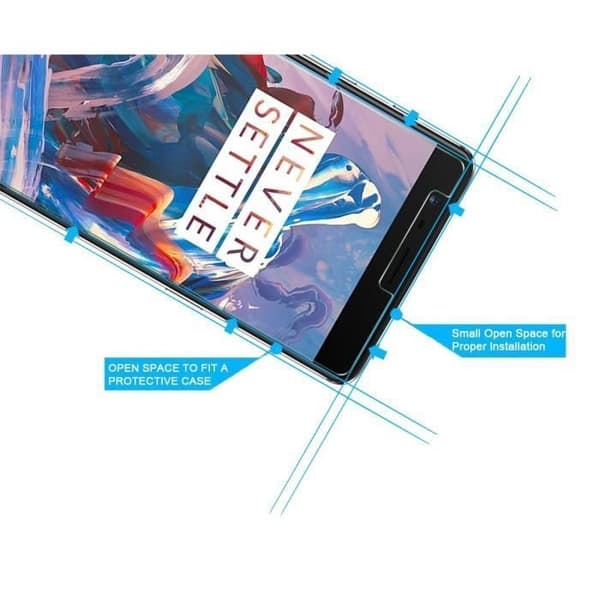 Film för skärm - Phonillico® - ONEPLUS 3T - Pack om 3 - Ultra resistent - Repellantskydd