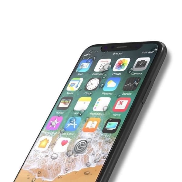 Härdat Glas [Kompatibel med Apple iPhone X] [Pack 3] Ultra Resistenta Skyddsglasfilmer [Phonillico®]