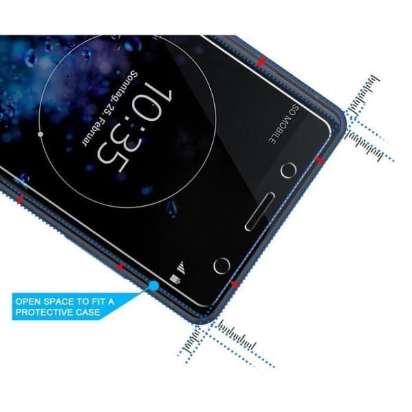 Skärmskydd - Phonillico® - Sony Xperia XZ2 COMPACT - Paket med 3 - Ultra hållbart - Rep resistant