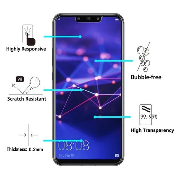 Verre Härdat Huawei MATE 20 LITE - [Pack 3] Skyddsglas Film Ultra Motståndskraftig [Phonillico®]