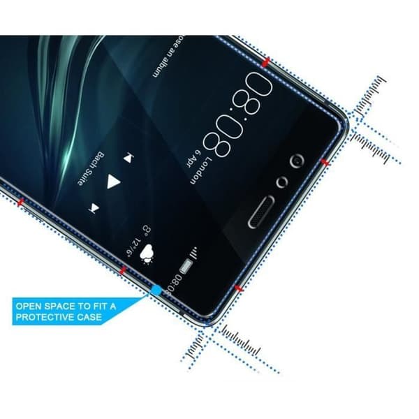 Skärmskydd - Phonillico® - Huawei P9 LITE - Pack om 3 - Ultra resistent - Repellerande