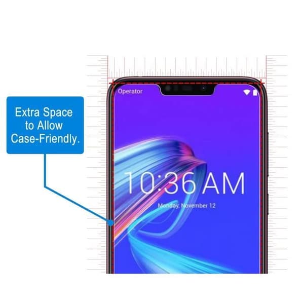 Verre Trempe Asus Zenfone MAX M2 ZB633KL - Skyddsglas för Resistenta Skärmen [Phonillico®]